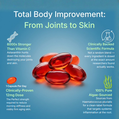 Mareal - Astaxanthin Softgels. 100% Natural Astaxanthin from MicroAlgae